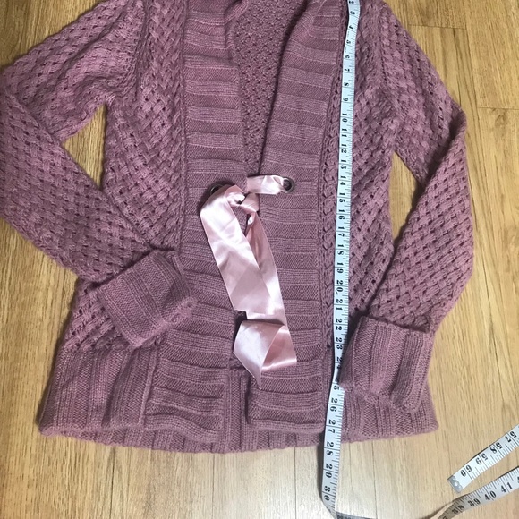 Soft Surroundings || Front Tie Knit Sweater - Picture 6 of 8